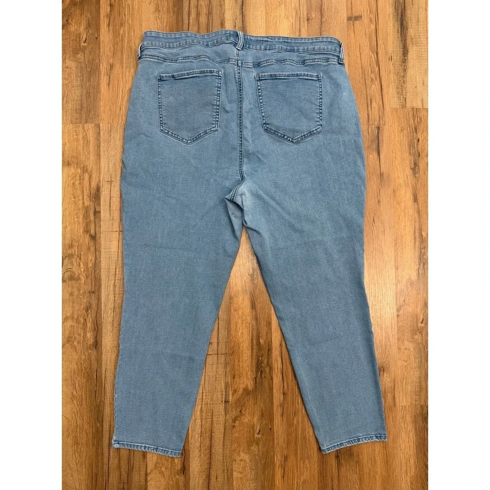 NYDJ Ami Skinny Jeans‎ 18W Plus High Rise Button Fly Lift Tuck Blue